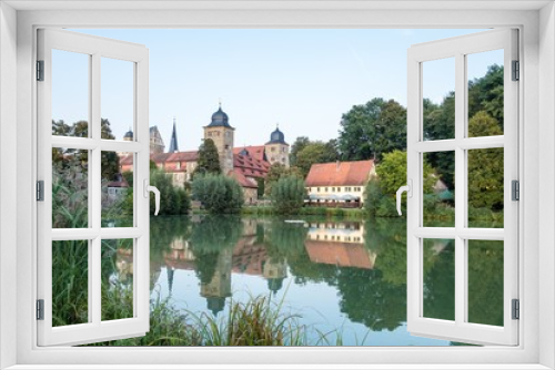 Fototapeta Naklejka Na Ścianę Okno 3D - Schlosspark Thurnau