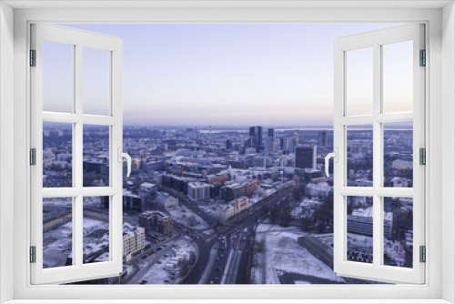 Fototapeta Naklejka Na Ścianę Okno 3D - Aerial view of city Tallinn Estonia