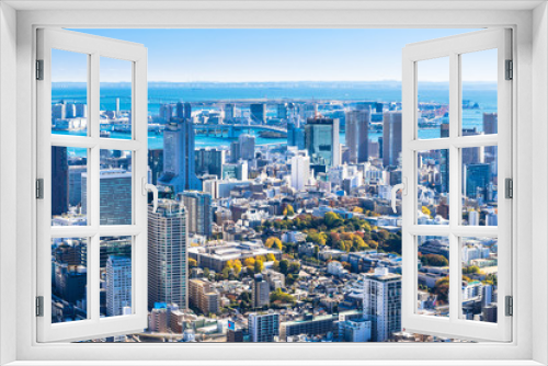 Fototapeta Naklejka Na Ścianę Okno 3D - 東京ベイエリア