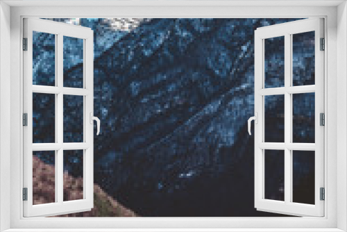 Fototapeta Naklejka Na Ścianę Okno 3D - vista su alpi 