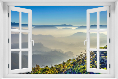 Fototapeta Naklejka Na Ścianę Okno 3D - View from the Adams peak, Sri Lanka