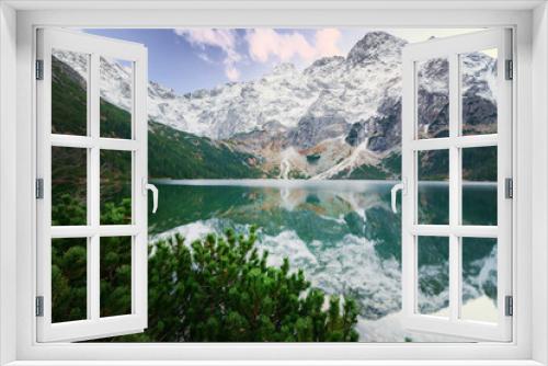 Fototapeta Naklejka Na Ścianę Okno 3D - Beautiful See Eye lake in High Tatars.