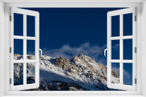Fototapeta Naklejka Na Ścianę Okno 3D - Montagna Inverno Veneto