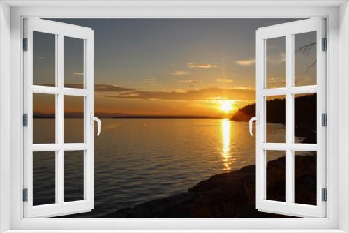 Fototapeta Naklejka Na Ścianę Okno 3D - Island Beach Ocean Sunset