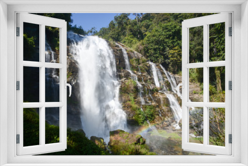 Fototapeta Naklejka Na Ścianę Okno 3D - Waterfall in Thailand