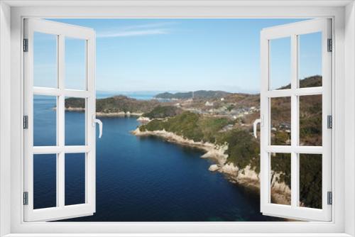 Fototapeta Naklejka Na Ścianę Okno 3D - 荘内半島の風景