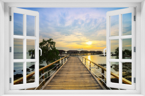 Fototapeta Naklejka Na Ścianę Okno 3D - Sunset View Bintan Batam Island Wonderfull Indonesia