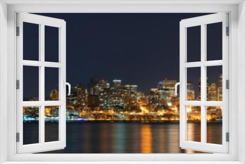 Fototapeta Naklejka Na Ścianę Okno 3D - Seattle skyline