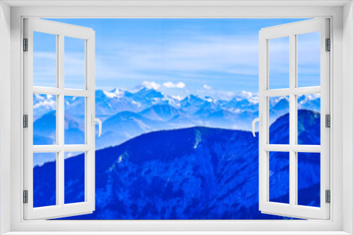 Fototapeta Naklejka Na Ścianę Okno 3D - rotwand mountain