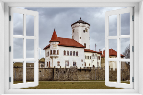 Fototapeta Naklejka Na Ścianę Okno 3D - Castle Budatin - Slovakia
