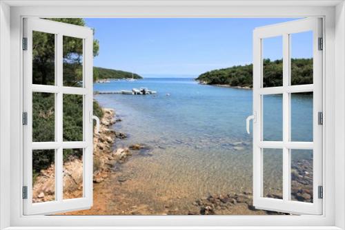 Fototapeta Naklejka Na Ścianę Okno 3D - peaceful place Punta Kriza on the island Cres, Croatia