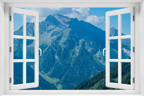Fototapeta Naklejka Na Ścianę Okno 3D - Gebirge in Österreich Mayrhofen in Zillertal