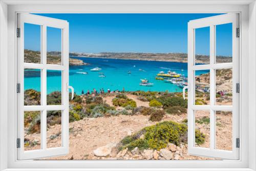 Fototapeta Naklejka Na Ścianę Okno 3D - The beautiful island of Comino, Malta