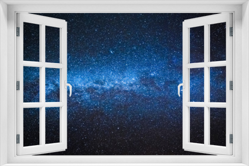 Fototapeta Naklejka Na Ścianę Okno 3D - Amazing milky way with million stars at night