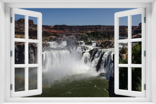 Fototapeta Naklejka Na Ścianę Okno 3D - Beautiful Shoshone Falls waterfalls in USA