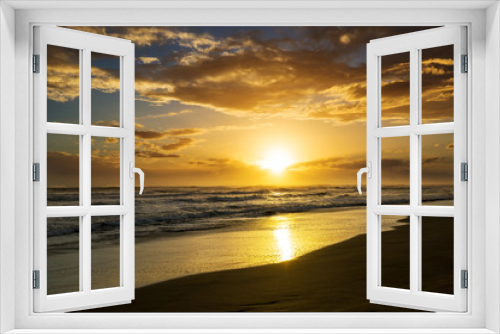 Fototapeta Naklejka Na Ścianę Okno 3D - Sea sunset