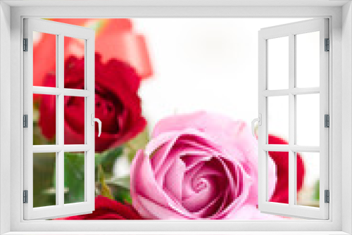 Fototapeta Naklejka Na Ścianę Okno 3D - Rose petals for valentines day.