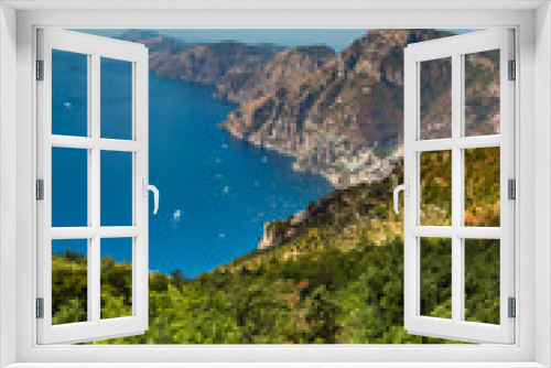 Fototapeta Naklejka Na Ścianę Okno 3D - Amalfi Coast And Positano - Campania Region, Italy