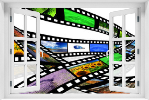 Fototapeta Naklejka Na Ścianę Okno 3D - Pellicules d'images