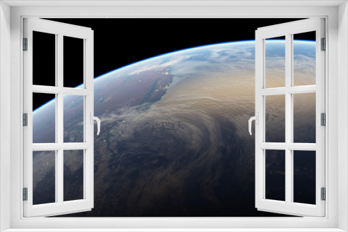 Fototapeta Naklejka Na Ścianę Okno 3D - World globe - Planet Earth. 3D Rendering. Elements of this image furnished by NASA.