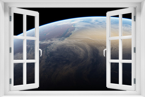 Fototapeta Naklejka Na Ścianę Okno 3D - World globe - Planet Earth. 3D Rendering. Elements of this image furnished by NASA.