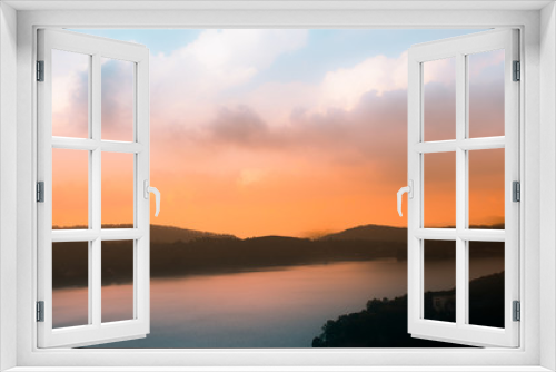 Fototapeta Naklejka Na Ścianę Okno 3D - Dreamy sunset
