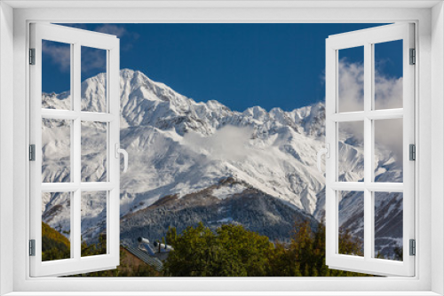 Fototapeta Naklejka Na Ścianę Okno 3D - Georgia. Mountain Svaneti