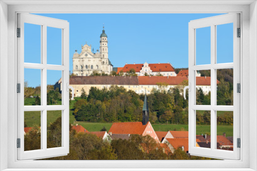 Fototapeta Naklejka Na Ścianę Okno 3D - Kloster Neresheim