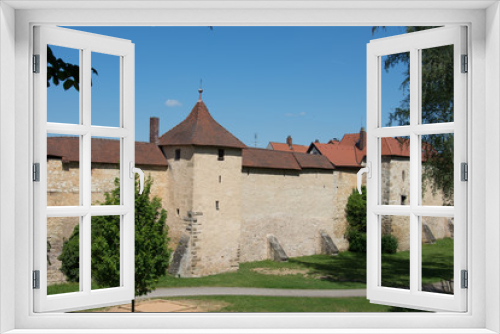 Weissenbrurg Stadtmauer Schießgrabenmauer