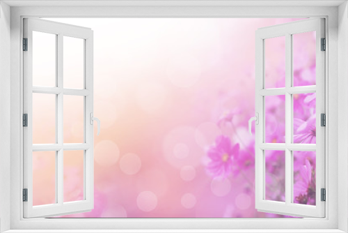 Fototapeta Naklejka Na Ścianę Okno 3D - Violet color floral abstract background.
