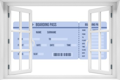 Ticket icon. Flat illustration of ticket vector icon for web
