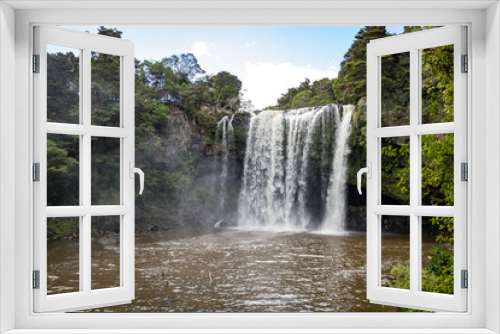 Fototapeta Naklejka Na Ścianę Okno 3D - Rainbow Falls, New Zealand Kerikeri 