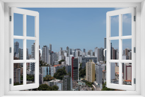 Fototapeta Naklejka Na Ścianę Okno 3D - View of buildings in the city of Salvador Bahia Brazil