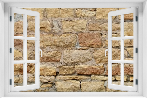 Fototapeta Naklejka Na Ścianę Okno 3D - Dolomite Stone Wall