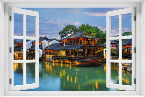 Fototapeta Naklejka Na Ścianę Okno 3D - Jiangnan Water Town, Wuzhen