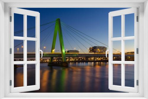 Fototapeta Naklejka Na Ścianę Okno 3D - Severinsbrücke, Köln