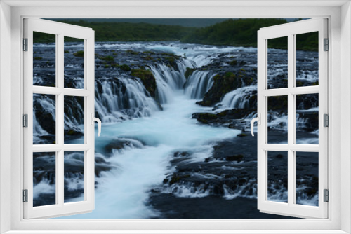 Fototapeta Naklejka Na Ścianę Okno 3D - Bruarfoss waterfall