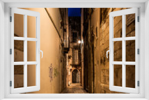 Fototapeta Naklejka Na Ścianę Okno 3D - Martina Franca at night, Puglia, Italy