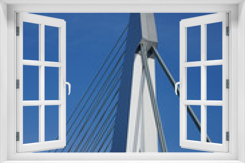 Fototapeta Naklejka Na Ścianę Okno 3D - Erasmusbrug Erasmus Bridge in Rotterdam