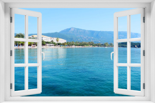 Fototapeta Naklejka Na Ścianę Okno 3D - Resort in Corfu, Greece, Ionian sea