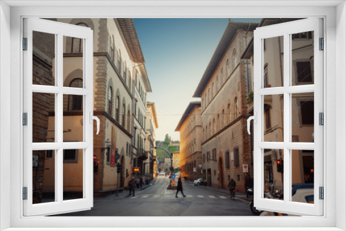 Fototapeta Naklejka Na Ścianę Okno 3D - Street in Florence, Italy
