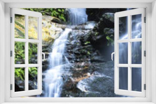 Fototapeta Naklejka Na Ścianę Okno 3D - Long Exposure waterfall