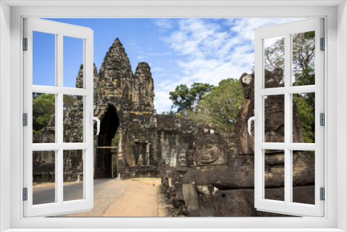 Fototapeta Naklejka Na Ścianę Okno 3D - Siem Reap Angkor Wat Angkor Thom South Gate