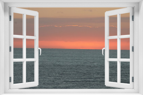 Fototapeta Naklejka Na Ścianę Okno 3D - ocean sunset