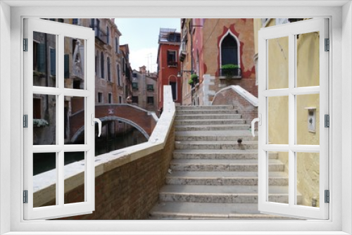 Fototapeta Naklejka Na Ścianę Okno 3D - Venezia, Ponte dei Preti e Ponte del Paradiso