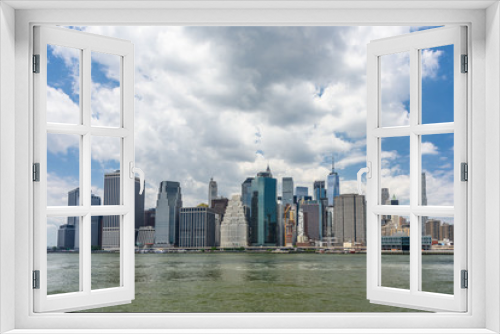 Fototapeta Naklejka Na Ścianę Okno 3D - Lower Manhattan from Brooklyn