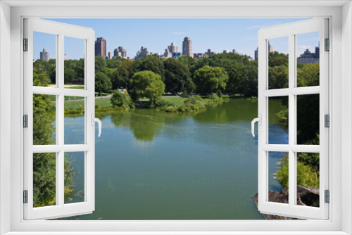 Fototapeta Naklejka Na Ścianę Okno 3D - Turtle Pond in Central Park in New York
