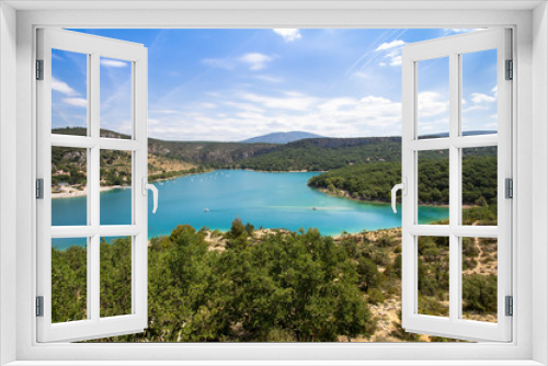 Fototapeta Naklejka Na Ścianę Okno 3D - Lake of Sainte-Croix, France