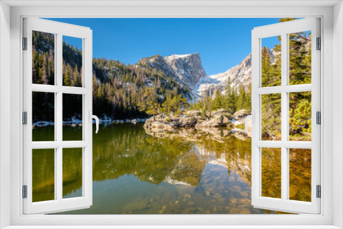 Fototapeta Naklejka Na Ścianę Okno 3D - Dream Lake, Rocky Mountains, Colorado, USA.