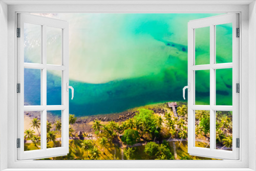 Fototapeta Naklejka Na Ścianę Okno 3D - Aerial view of sea